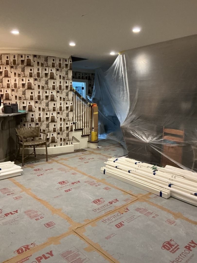 Active Water Loss Containment & Drying Setup - DriForce Property Restoration, Metro Detroit