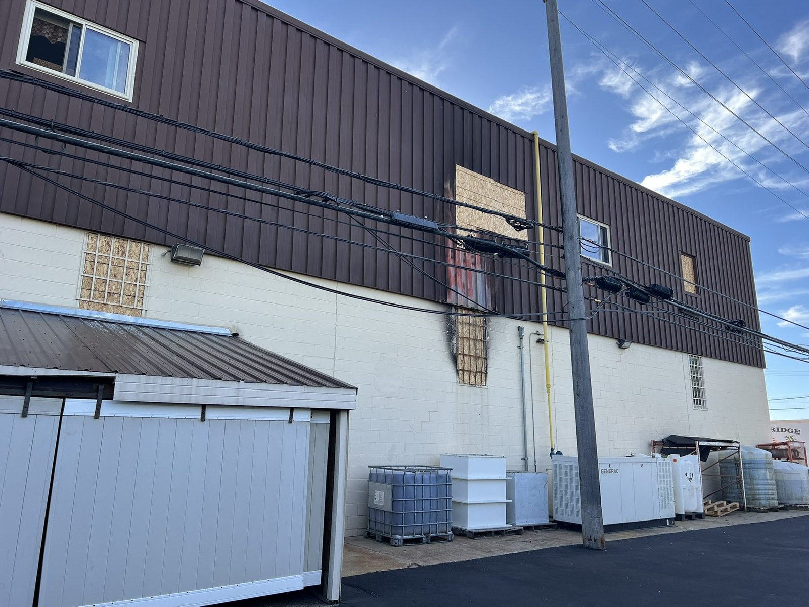 Boarded Exterior, Secondary Elevation - DriForce Property Restoration, Southeast Michigan