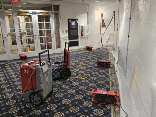 Church of the Redeemer — Corridor Drying - DriForce Property Restoration, Church of the Redeemer