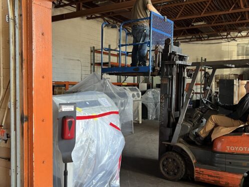 Industrial Fire Loss — Forklift Pack-Out Operation - DriForce Property Restoration, Southeast Michigan