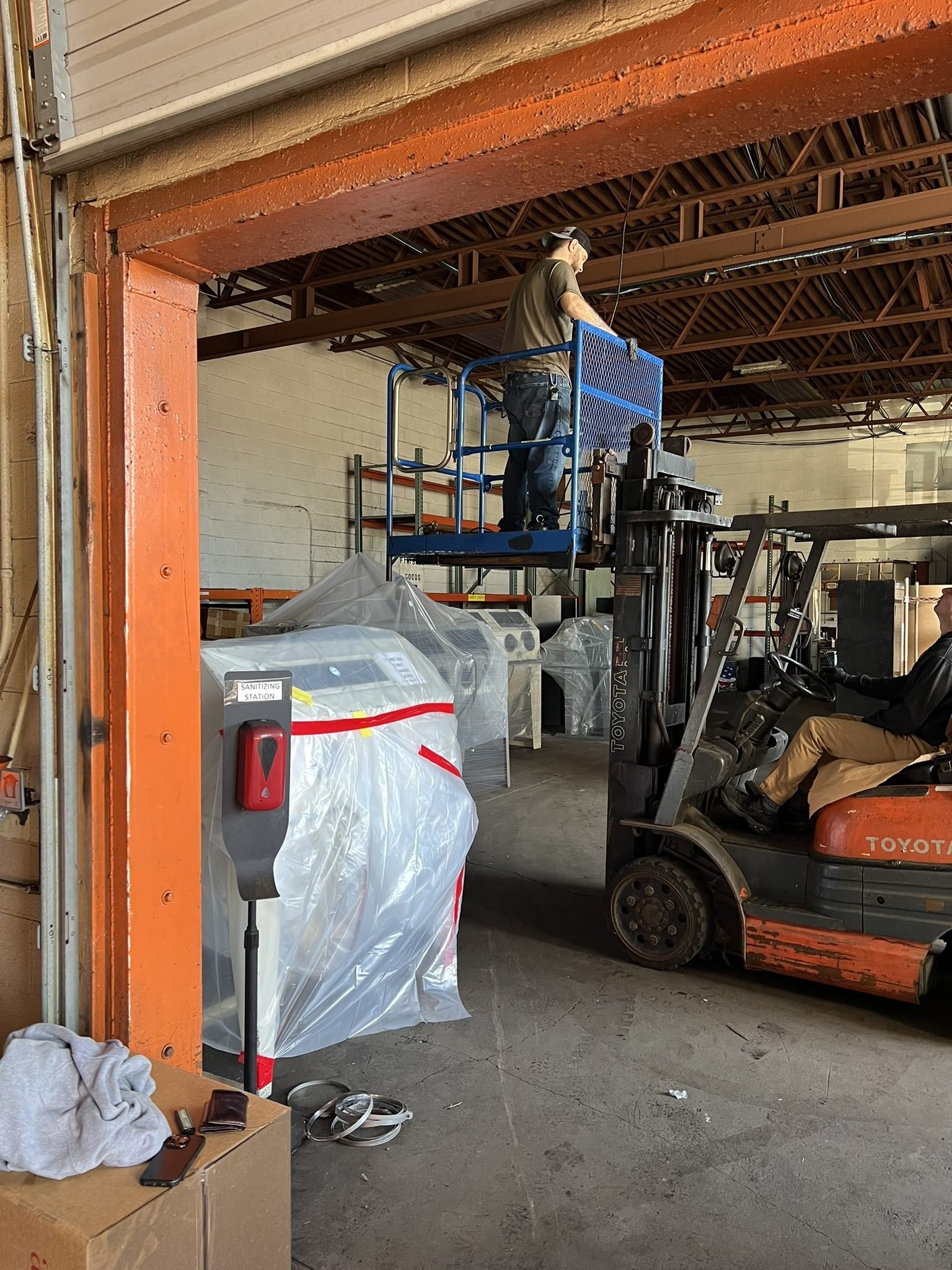 Industrial Fire Loss — Forklift Pack-Out Operation - DriForce Property Restoration, Southeast Michigan