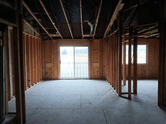 Oakbrooke Fire — Unit 12 Living Room & Bedroom Demo - DriForce Property Restoration, Southeast Michigan
