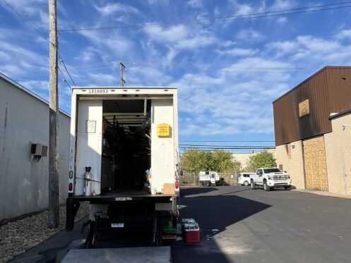 On-Site Pack-Out Trailer - DriForce Property Restoration, Southeast Michigan