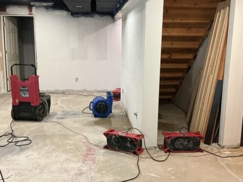 Structural Drying After Water Damage - DriForce Property Restoration, Berkley, MI